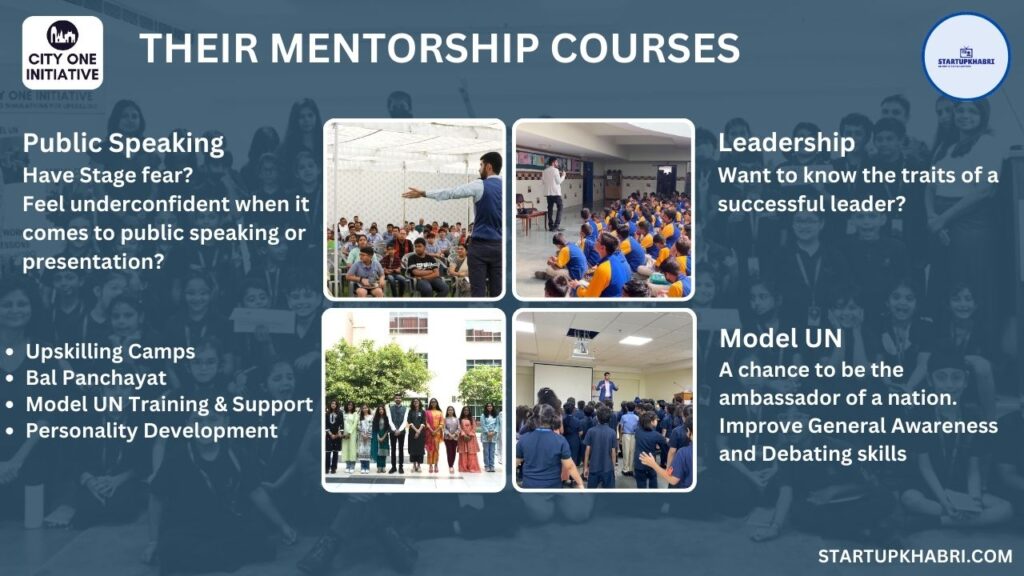 Their mentorship courses
