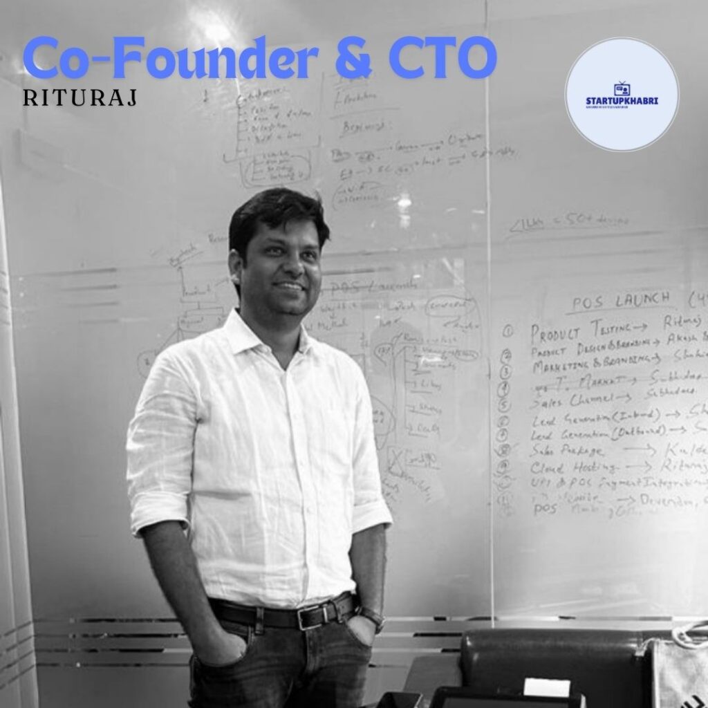 Rituraj co founder &cto of Urban Vyapari